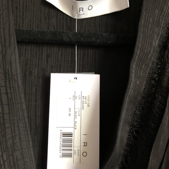 IRO Bahri Lace Pleated Top - Picture 3 of 4